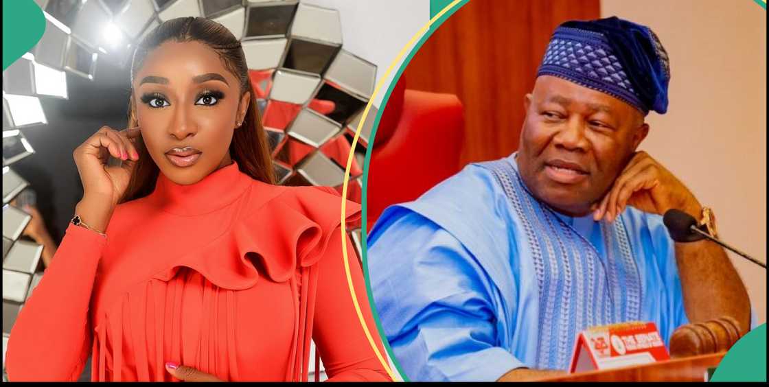 Ini Edo rumoured to be Godswill Akpabio's side chick Ini Edo rumoured to be Godswill Akpabio's side chick
