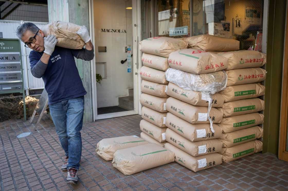 Shops were emptied of rice after a megaquake warning sparked panic buying