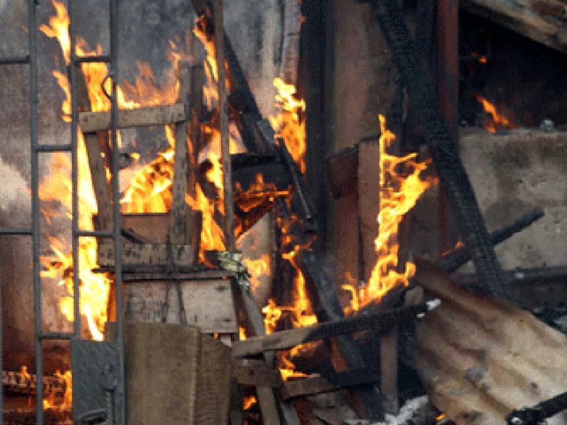 Fire guts popular timber market in Rivers; traders count losses Fire guts popular timber market in Rivers; traders count losses