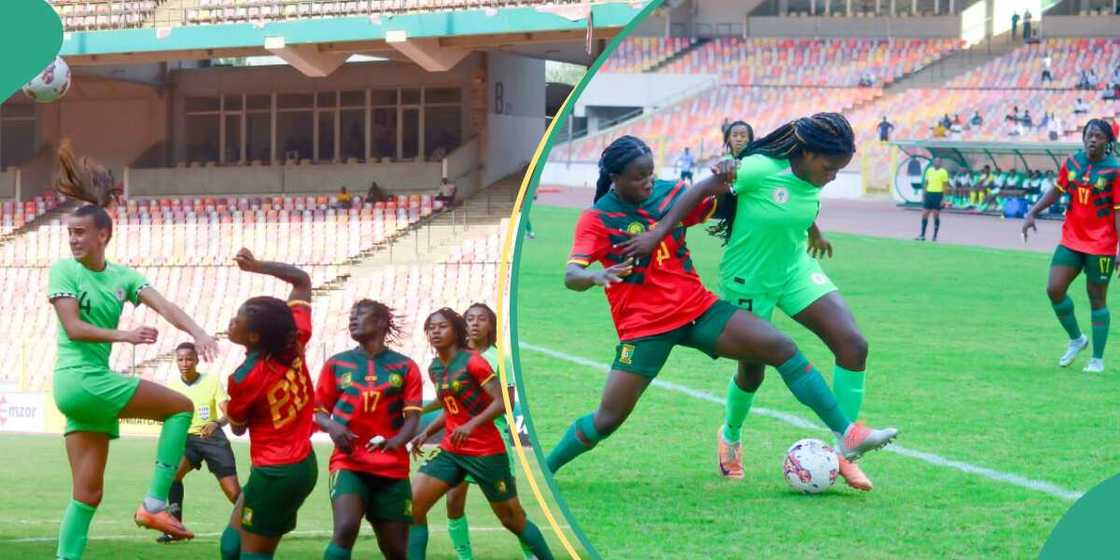 Super Falcon Midfielder Reacts to Alleged Charm From Cameroon Players Super Falcon Midfielder Reacts to Alleged Charm From Cameroon Players