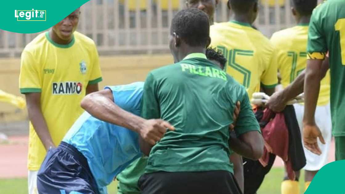 An official of Kano Pillars U19 team assaulted the centre referee who officiated their match against Kwara United in Ilorin. An official of Kano Pillars U19 team assaulted the centre referee who officiated their match against Kwara United in Ilorin.