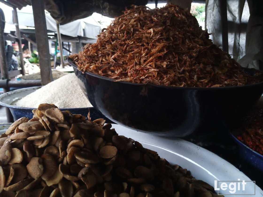 The cost price of foodstuff items at the market soars higher. Photo credit: Esther Odili The cost price of foodstuff items at the market soars higher. Photo credit: Esther Odili