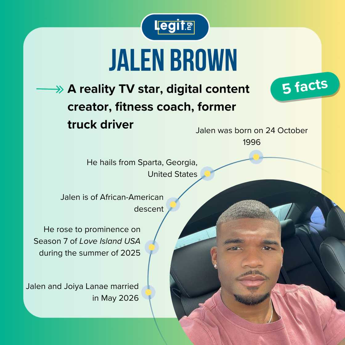 Facts about Jalen Brown from Love Island Facts about Jalen Brown from Love Island
