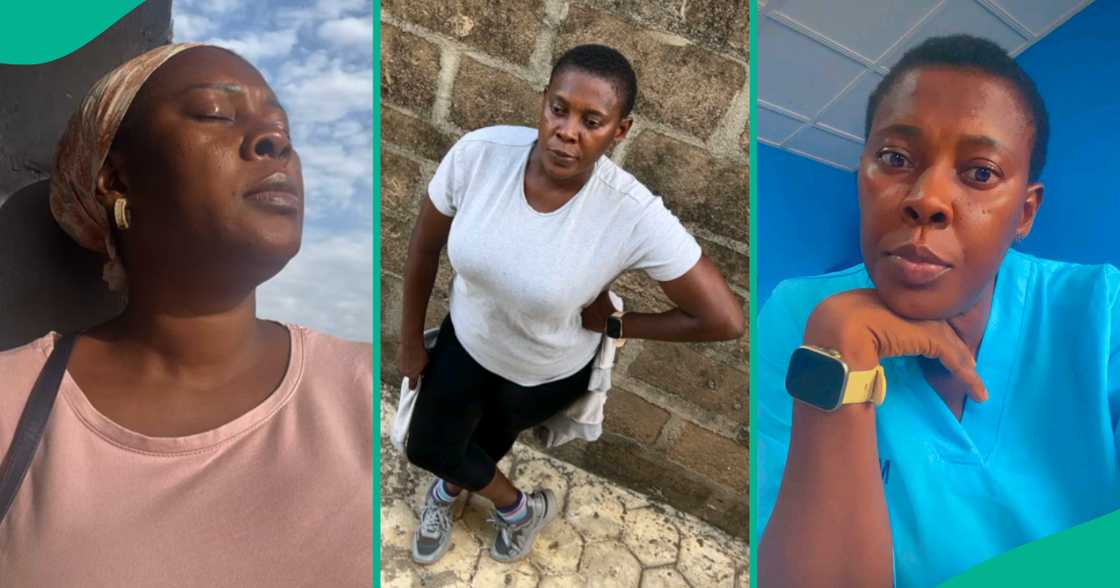 Nigerian woman Funmzy tearfully speaks about age discrimination while searching for job.