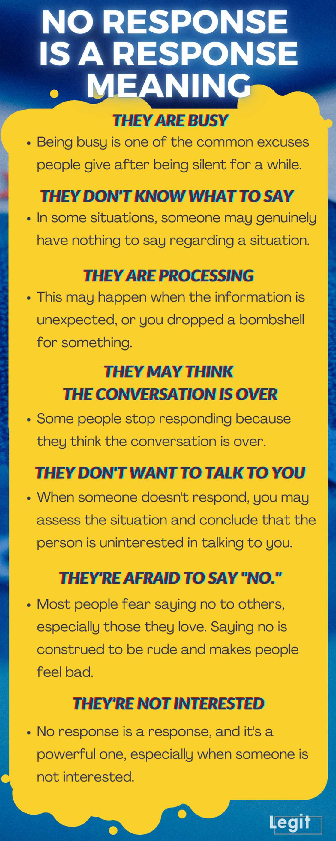 How to deal with silence How to deal with silence
