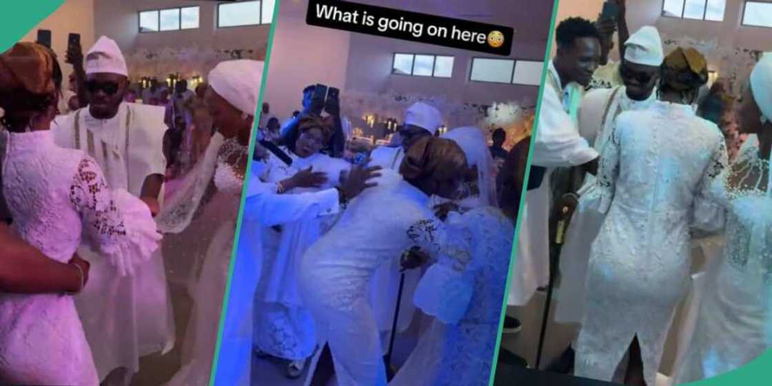 Lady creates scene at wedding