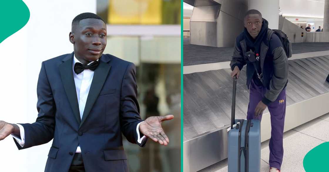 TikTok star Khaby Lame exited the United States after being detained by ICE for overstaying his visa. TikTok star Khaby Lame exited the United States after being detained by ICE for overstaying his visa.