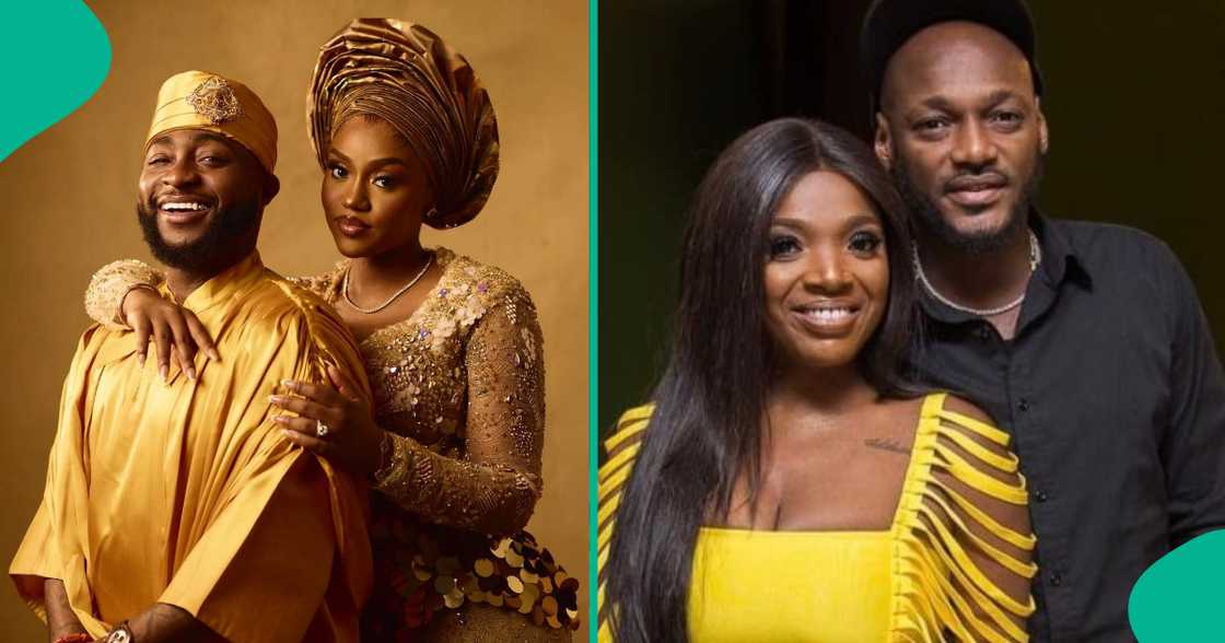 Nigerians compare Davido, Chioma to 2Baba and Annie.