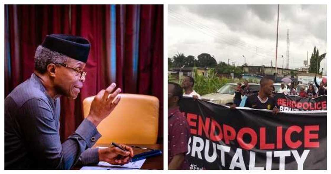 EndSARS: We're very sorry, Osinbajo opens up, apologises to Nigerians EndSARS: We're very sorry, Osinbajo opens up, apologises to Nigerians