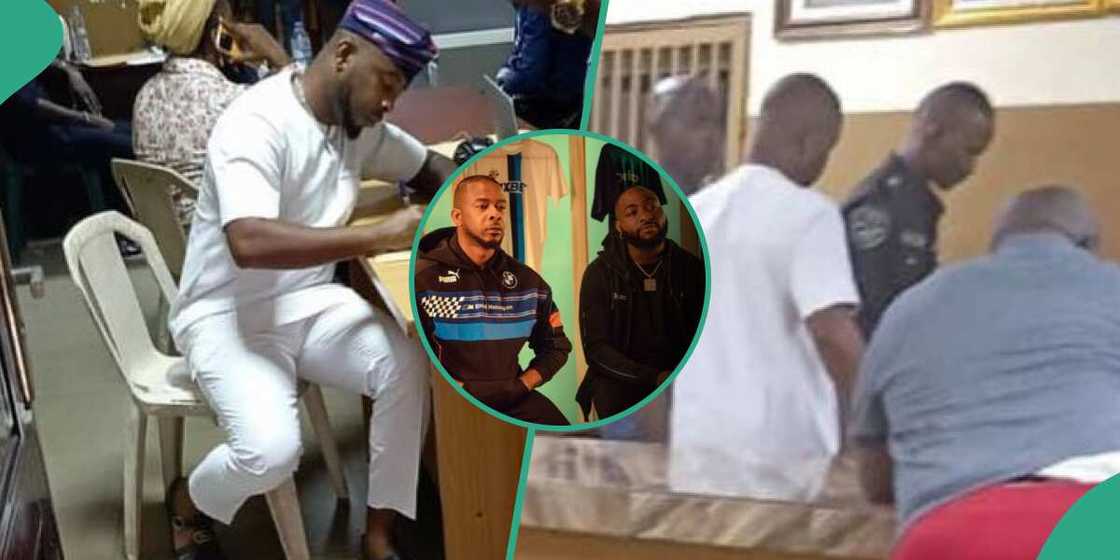 Photographer Abu Salami in police station Photographer Abu Salami in police station