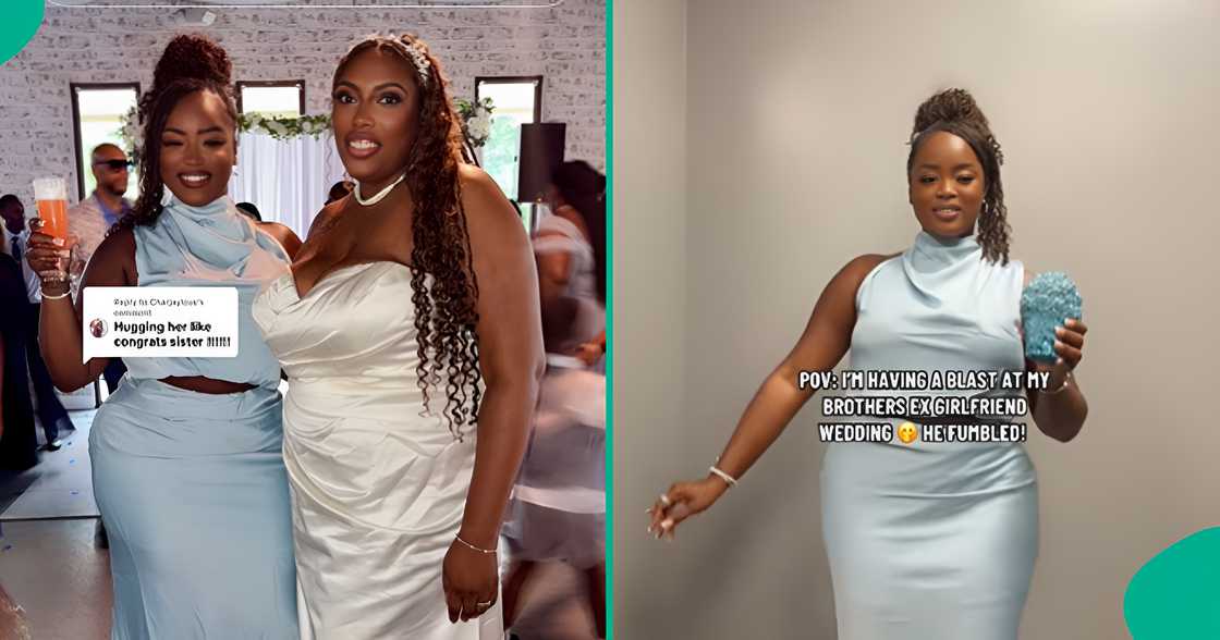 A lady shares how she attended her brother’s ex-girlfriend’s wedding in style. A lady shares how she attended her brother’s ex-girlfriend’s wedding in style.