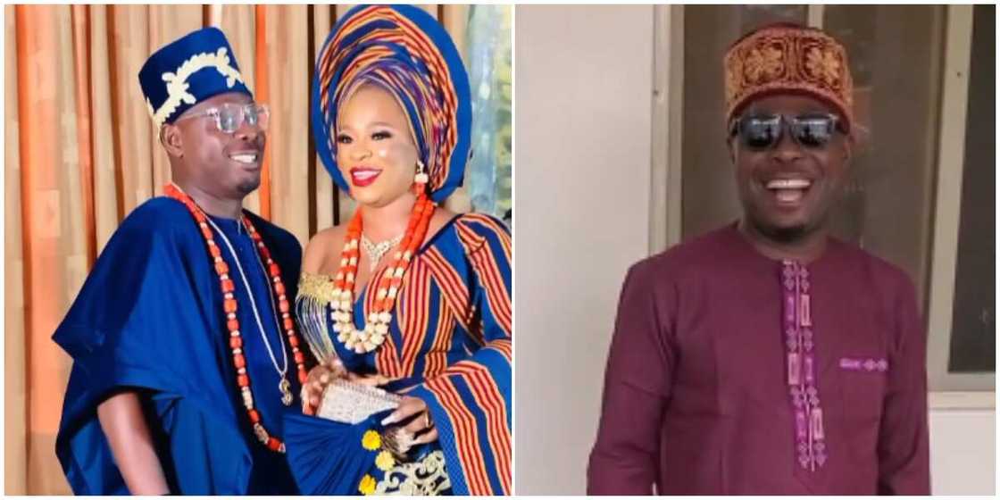 Kunle Afod and his wife Kunle Afod and his wife