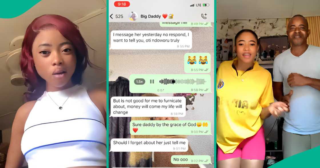 Nigerian dad begs daughter to help him talk to his wife over their misunderstanding Nigerian dad begs daughter to help him talk to his wife over their misunderstanding