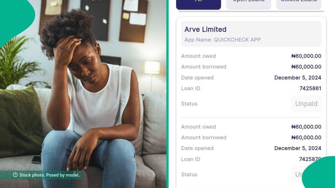 Lady cries out as company denies her fresh loan over her unpaid debts to loan apps since 2024