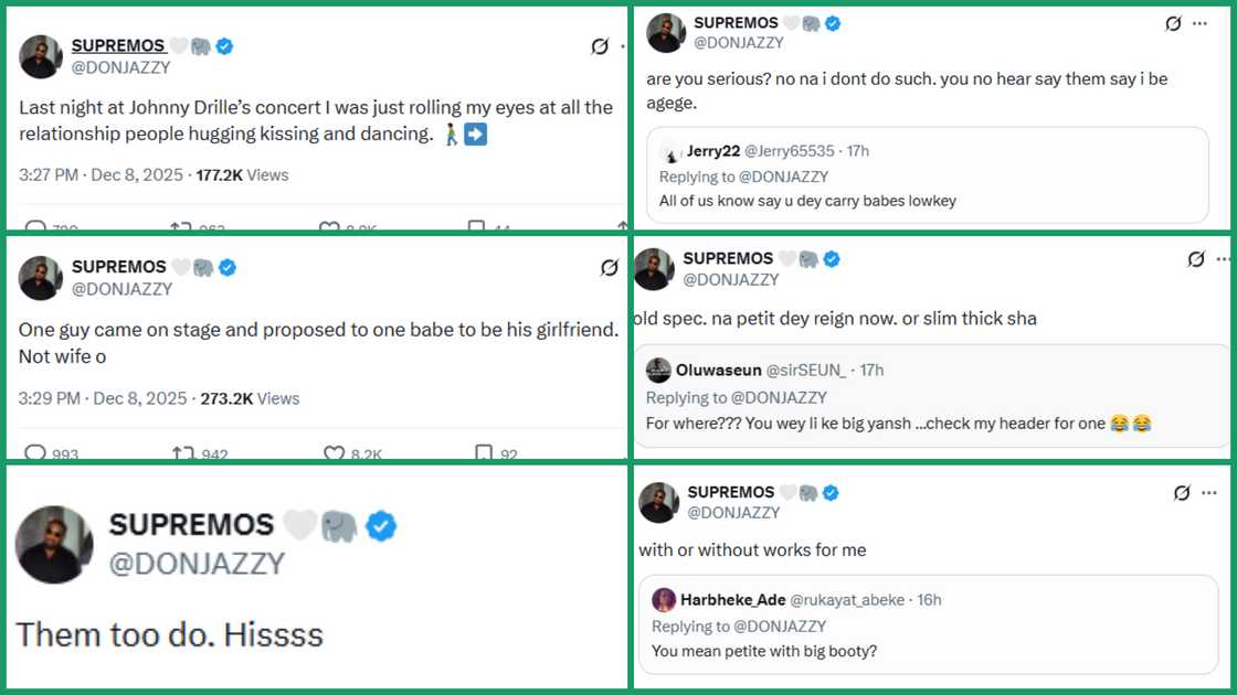 Music boss Don Jazzy addresses in a lively chat with fans on X
