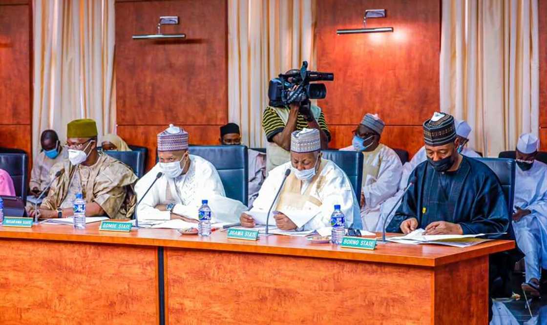 Northern governors meet in Kaduna.