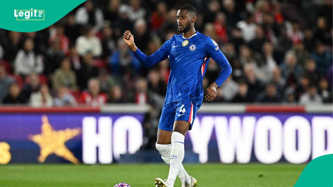 Tosin Adarabioyo, Chelsea, Brentford, Gtech Community Stadium, England, Premier League. Tosin Adarabioyo, Chelsea, Brentford, Gtech Community Stadium, England, Premier League.