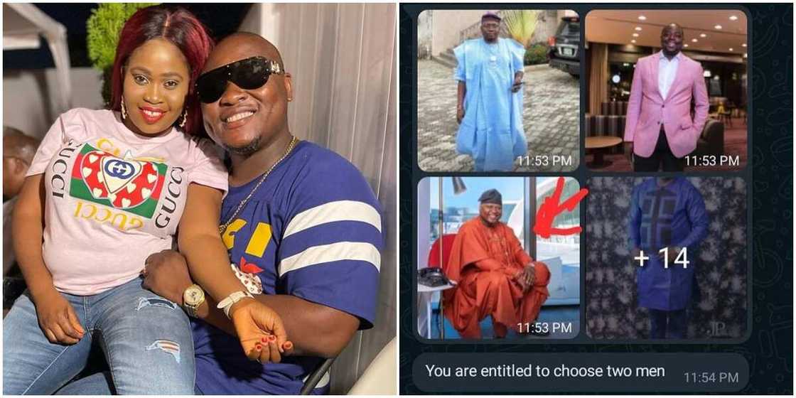 Actress Tawa Ajisefini and her husband Actress Tawa Ajisefini and her husband