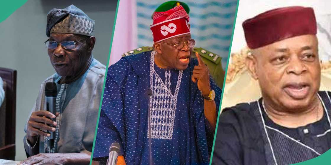 Tinubu commends Nnamani for defeating Obasanjo