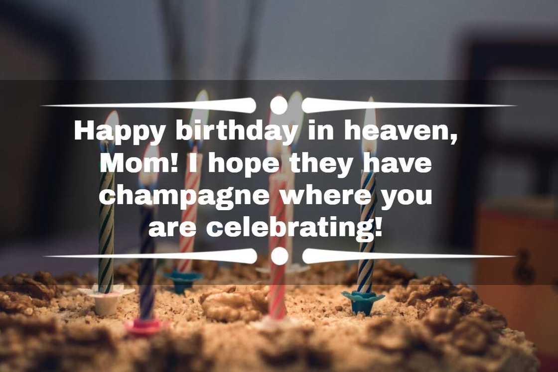 Birthday in heaven