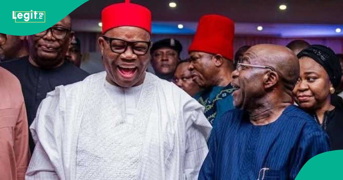 Akpabio da Gwamna Alex Otti.