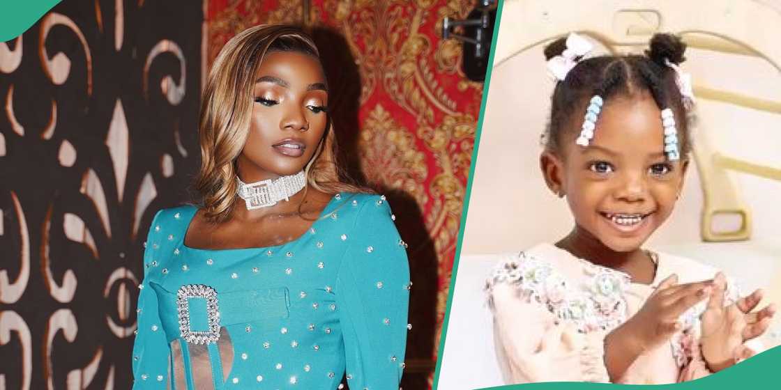 Simi and daughter excite fans.