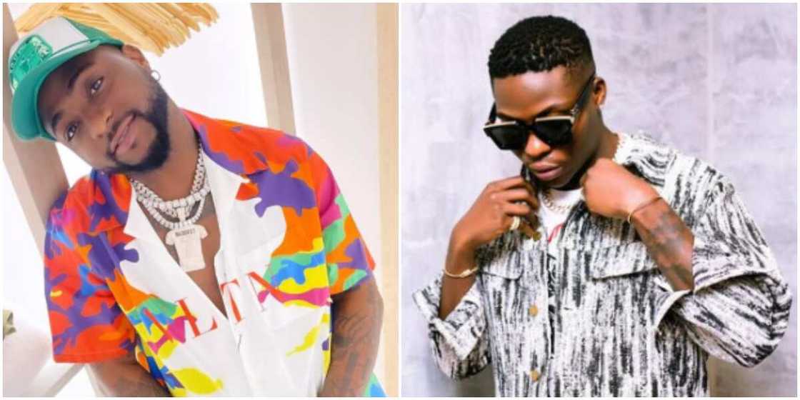 Davido hails Reekado Banks Davido hails Reekado Banks