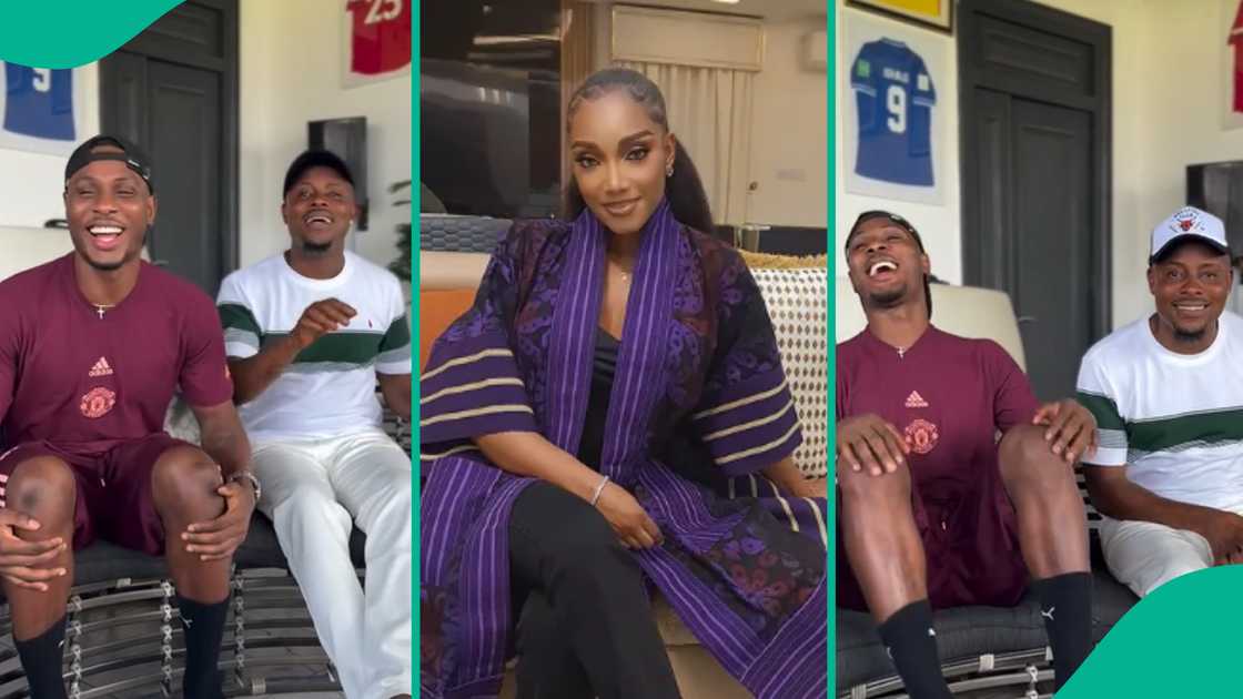 Lege Miamii tries to matchmake Jude Ighalo, shades footballer's ex-wife. Lege Miamii tries to matchmake Jude Ighalo, shades footballer's ex-wife.