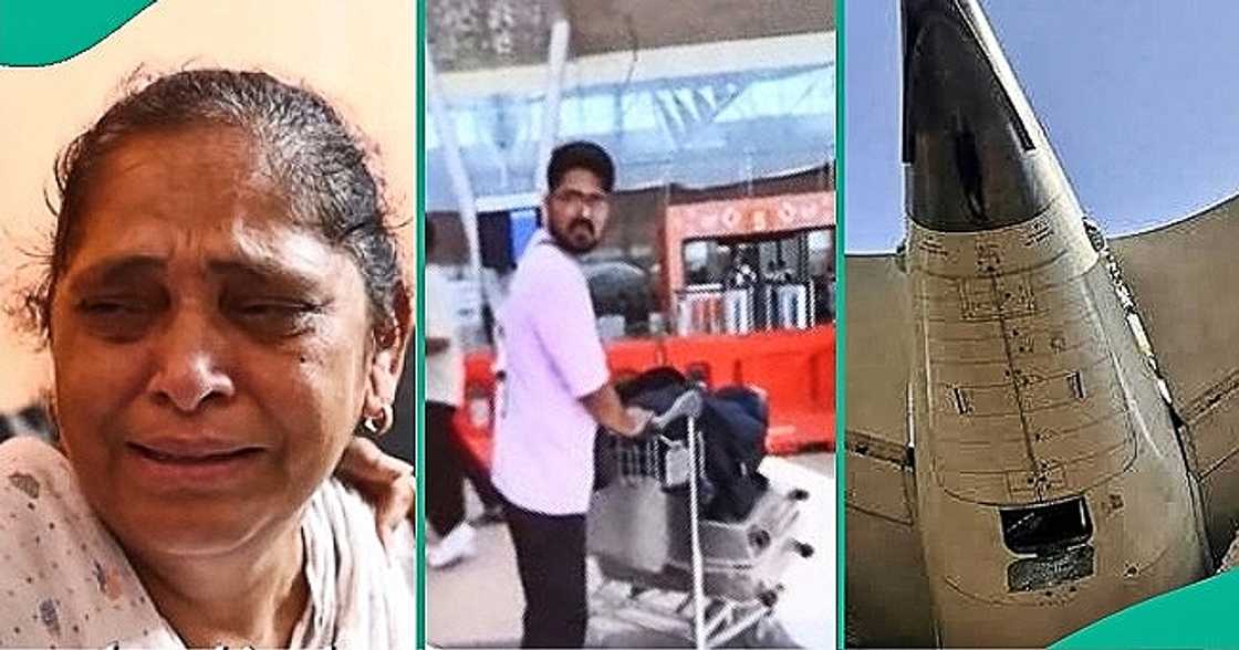 Grieving mum shares the painful last words of her son who boarded ill-fated Air India flight. Grieving mum shares the painful last words of her son who boarded ill-fated Air India flight.