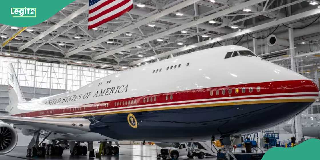 Trump unveiled a new presidential aircraft