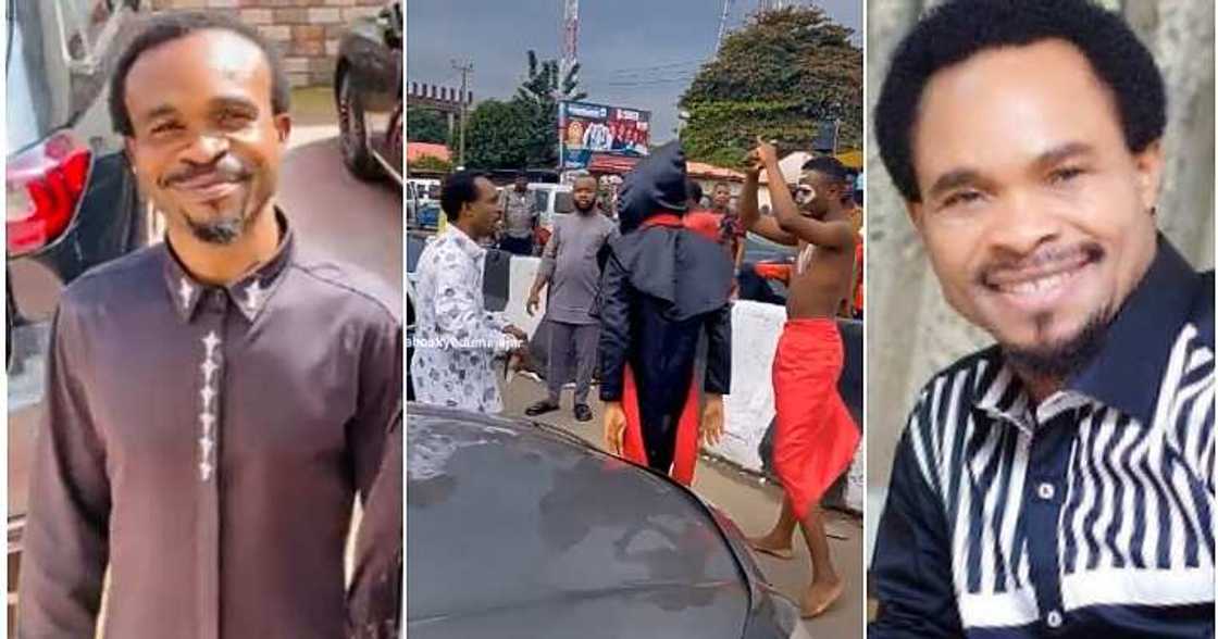 Man claims to be Odumeje's twin
Photo Credit: @mcindaboskiodumejejnr /Prophet Odumeje Man claims to be Odumeje's twin
Photo Credit: @mcindaboskiodumejejnr /Prophet Odumeje