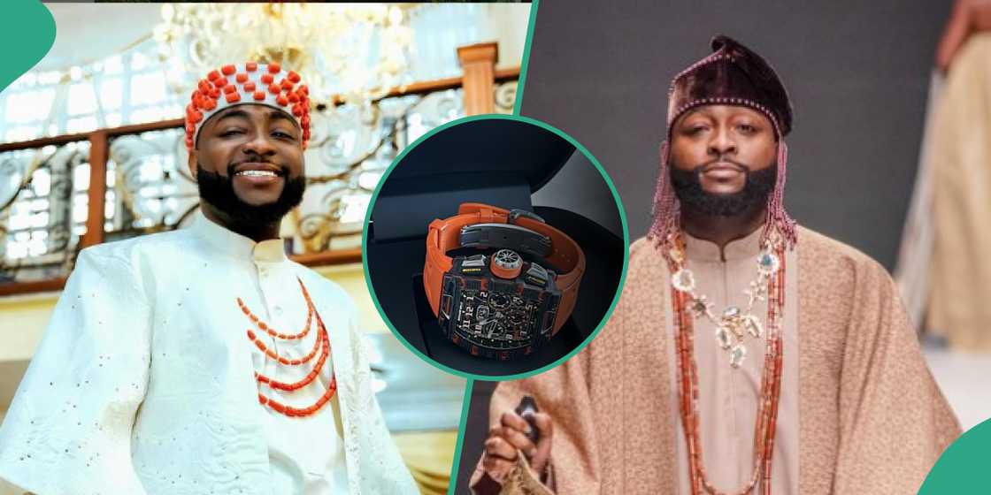 Davido buys a Richard Mille luxurious watch to celebrate himself Davido buys a Richard Mille luxurious watch to celebrate himself
