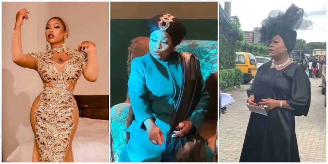 Photos of Toyin Lawani and Sola Sobowale. Photos of Toyin Lawani and Sola Sobowale.