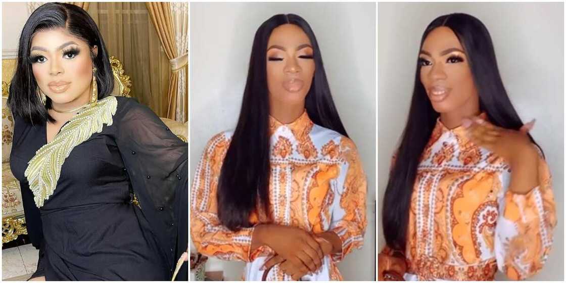 Stop being threatened by me, James Brown shades Bobrisky, looks pretty in new video Stop being threatened by me, James Brown shades Bobrisky, looks pretty in new video