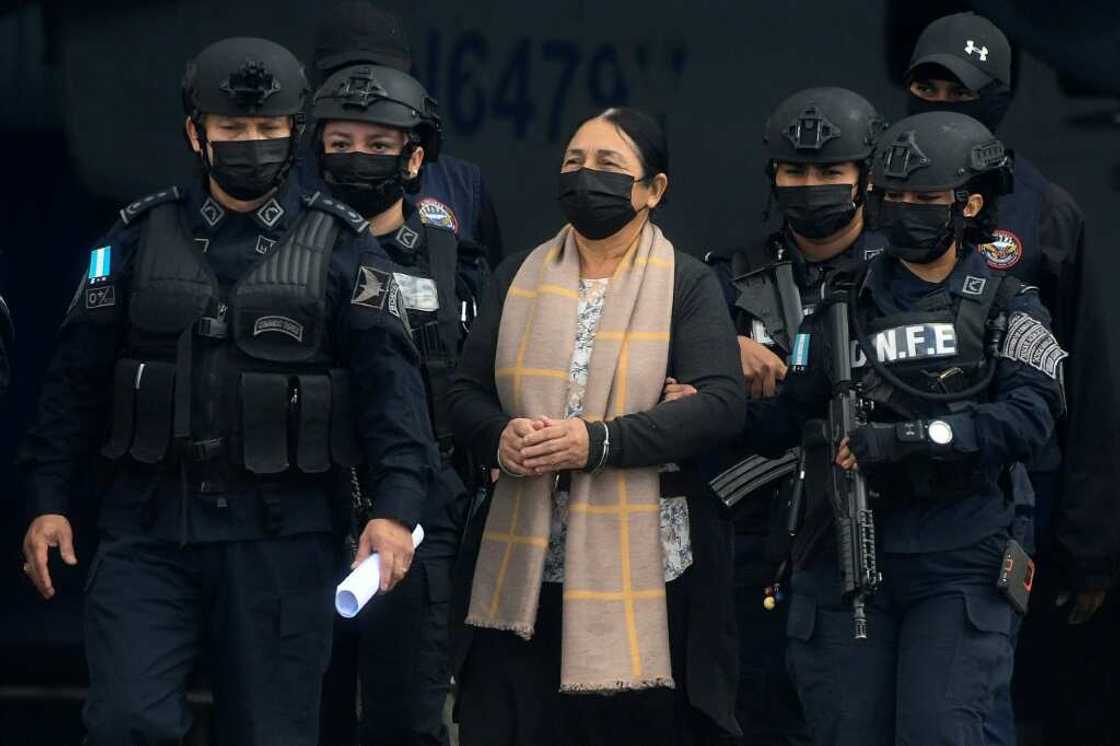Herlinda Bobadilla, 61, is accused of running one of Honduras's largest drug cartels with her sons Herlinda Bobadilla, 61, is accused of running one of Honduras's largest drug cartels with her sons