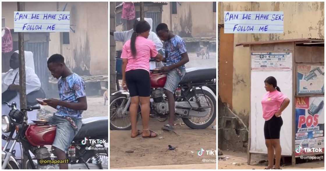 Okada man, sleep with her, he tears her note Okada man, sleep with her, he tears her note