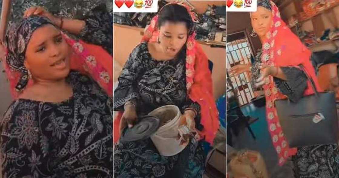 Nigerian lady mimics her mother Nigerian lady mimics her mother