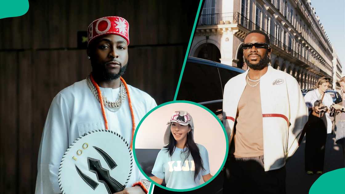 Video of South Korean fan meeting Davido and Adekunle Gold surfaces, elicits reactions Video of South Korean fan meeting Davido and Adekunle Gold surfaces, elicits reactions