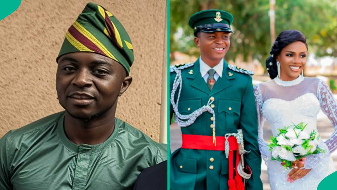 Lt. Samson Haruna’s Relative Posts Rare Photo of Officer and His Mother, Shares Her Touching Story