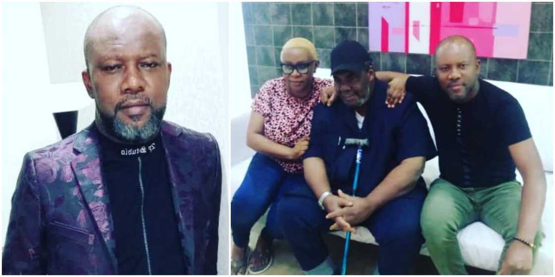 Pete Edochie's second son, Uche, clocks 48 in style