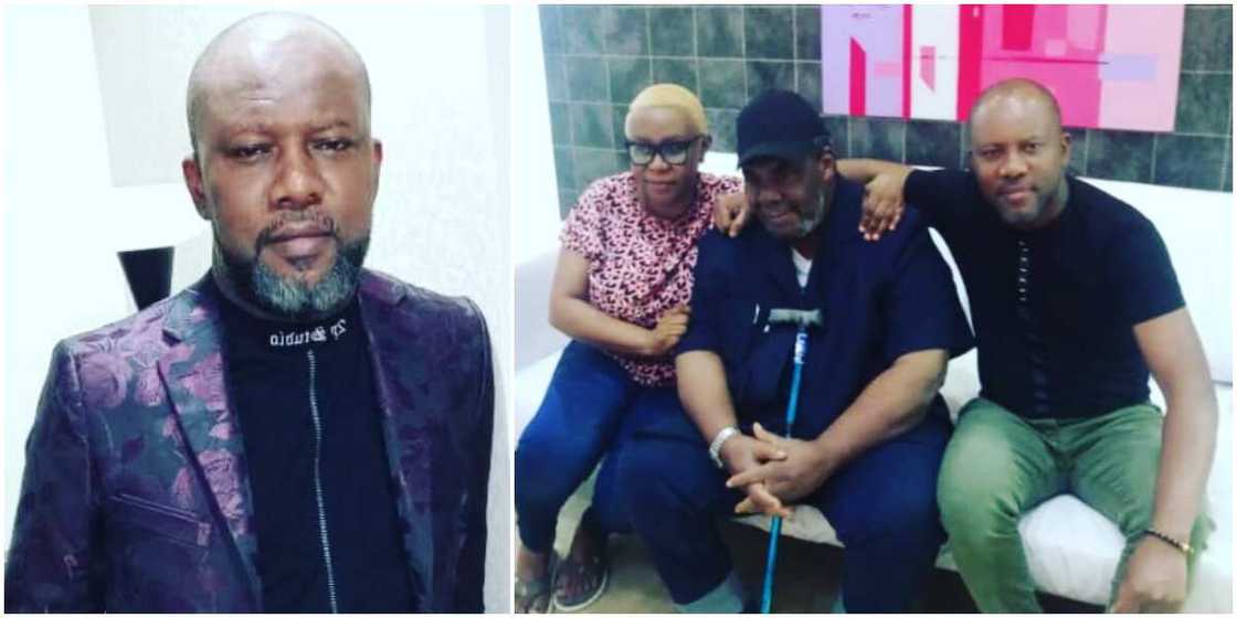 Pete Edochie's second son, Uche, clocks 48 in style Pete Edochie's second son, Uche, clocks 48 in style