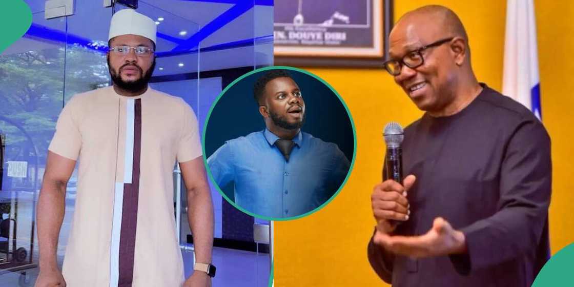 Photos of Mike Premium, Sabinus and Peter Obi Photos of Mike Premium, Sabinus and Peter Obi