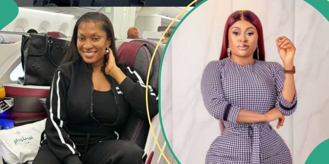 Sarah Martins and May Edochie Sarah Martins and May Edochie