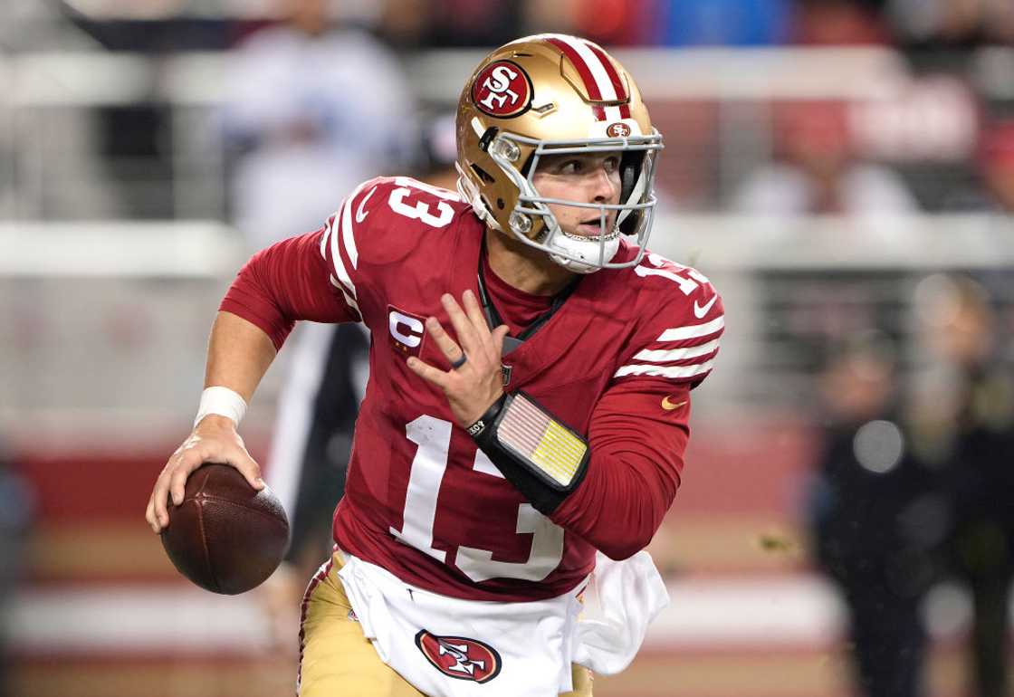 Brock Purdy in action for the San Francisco 49ers Brock Purdy in action for the San Francisco 49ers
