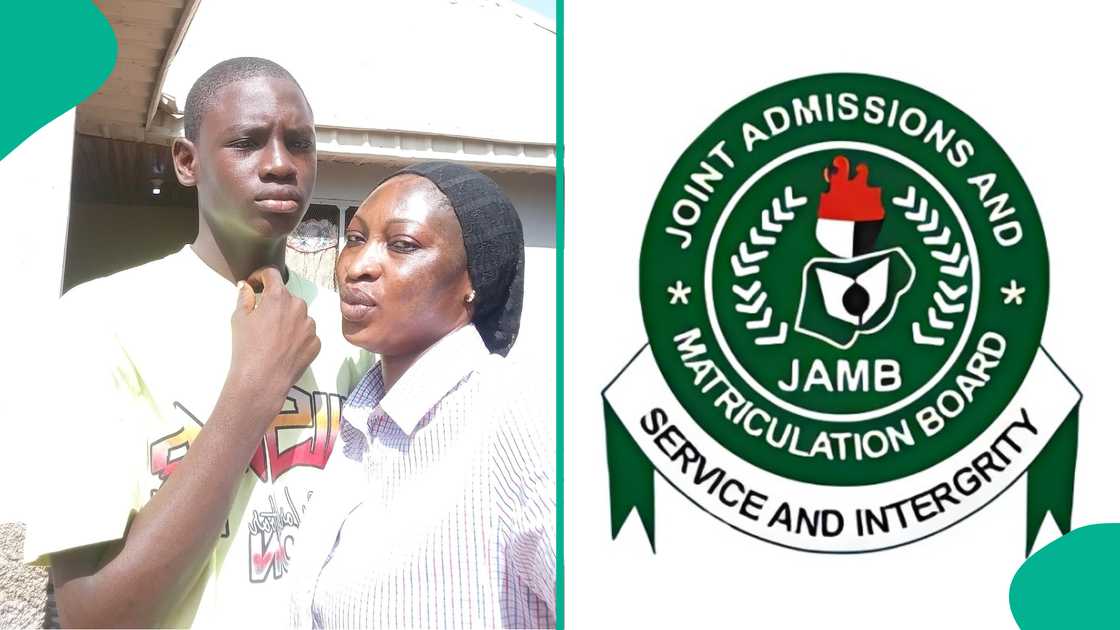 A single mum gets emotional after hearing her son's 2026 UTME score, leaves other mums with touching message