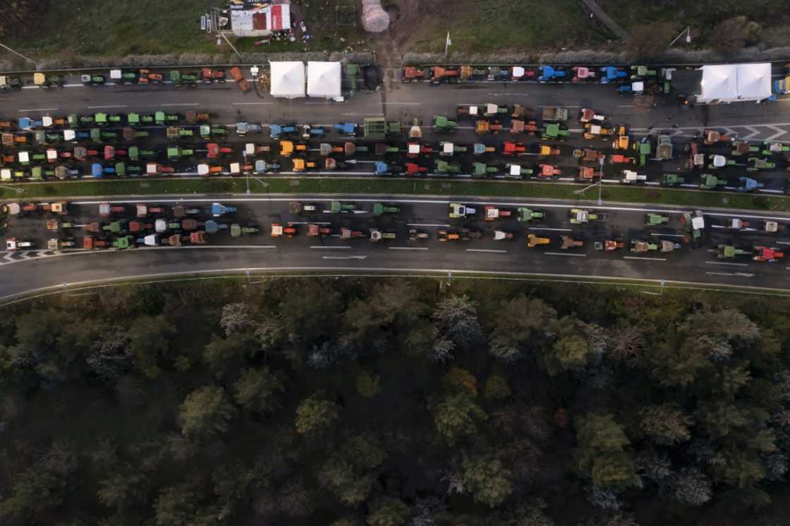 The farmers protests, which include road blocades, are in their second week