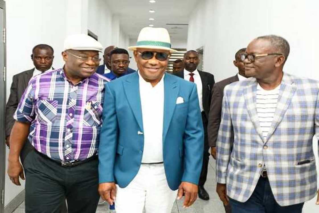 Dakilin ganawar Wike da jiga-jigan Najeriya fito Dakilin ganawar Wike da jiga-jigan Najeriya fito