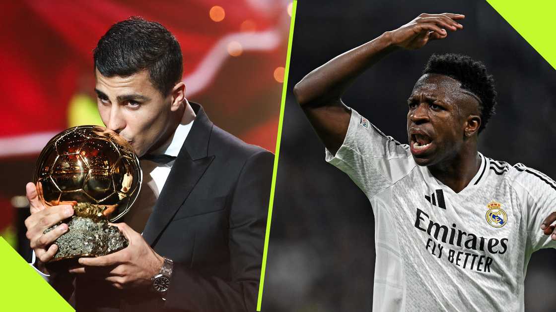 Vinicius Junior finished in second position behind Rodri in the 2024 Ballon d'Or Awards.