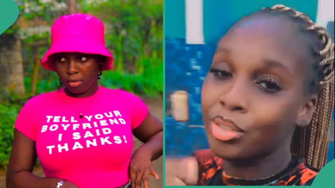 Lady shares photos of a man who she is talking to. Lady shares photos of a man who she is talking to.