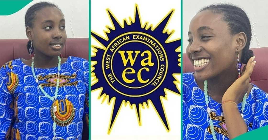Lady celebrates her younger brother who passed WASSCE 2025. Lady celebrates her younger brother who passed WASSCE 2025.
